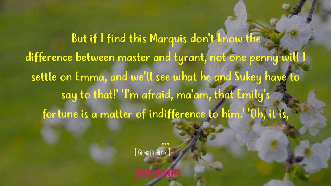 Enlightened Master quotes by Georgette Heyer