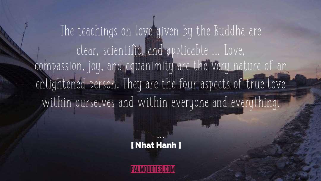 Enlightened quotes by Nhat Hanh