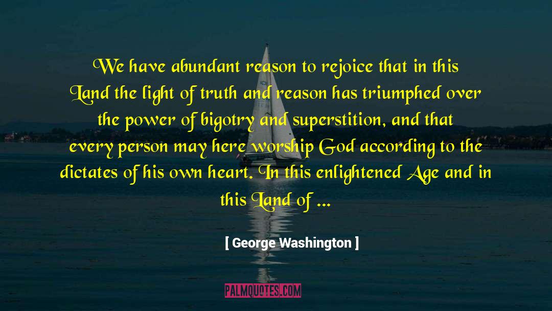 Enlightened Samkit quotes by George Washington