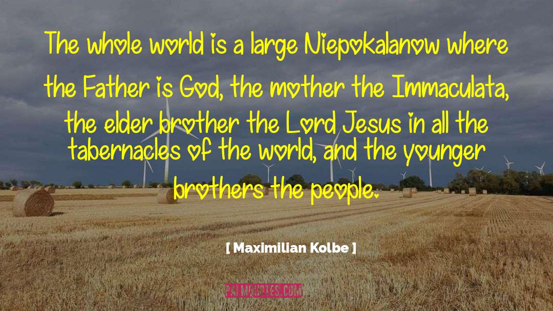 Enlightens The Whole World quotes by Maximilian Kolbe