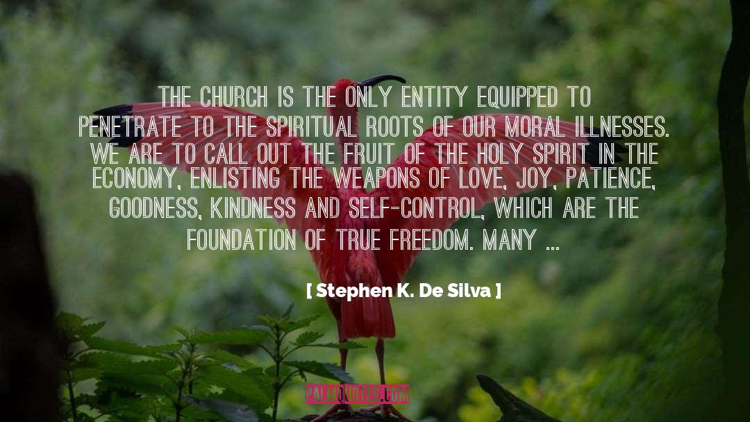 Enlisting quotes by Stephen K. De Silva