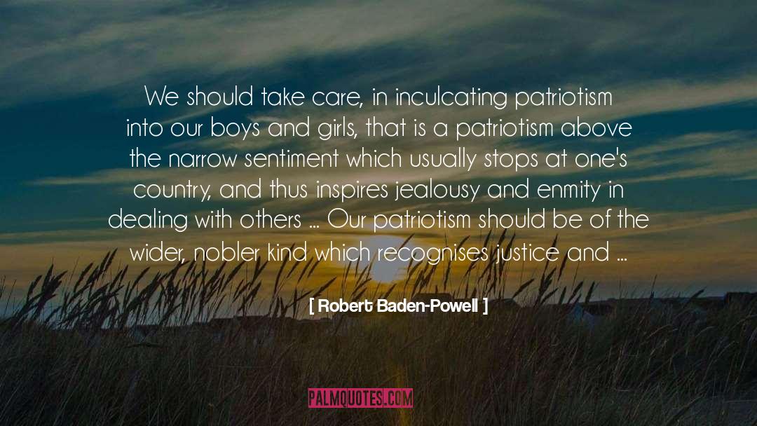 Enmity quotes by Robert Baden-Powell