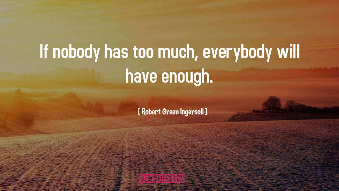 Enough Chances quotes by Robert Green Ingersoll