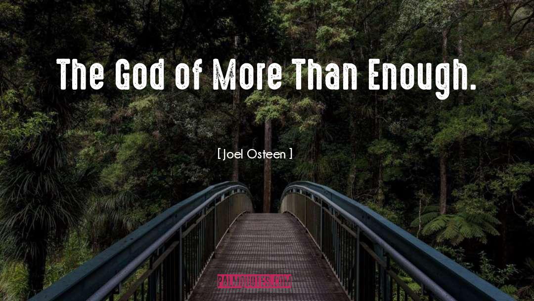 Enough Chances quotes by Joel Osteen