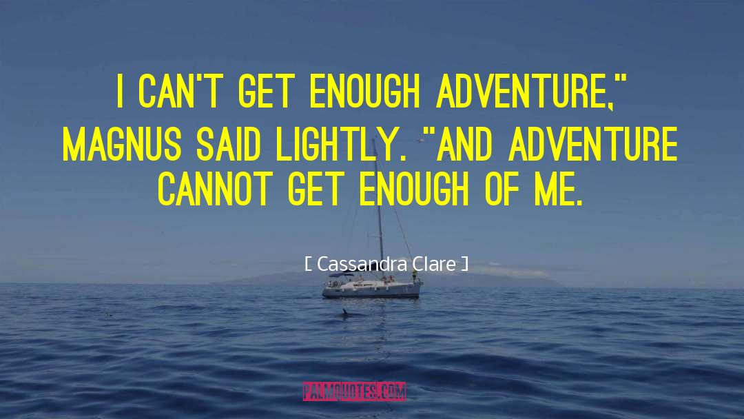 Enough Said quotes by Cassandra Clare