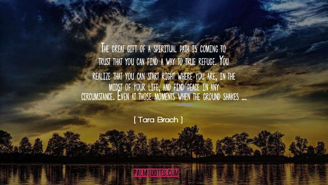 Enoy Those Moments quotes by Tara Brach