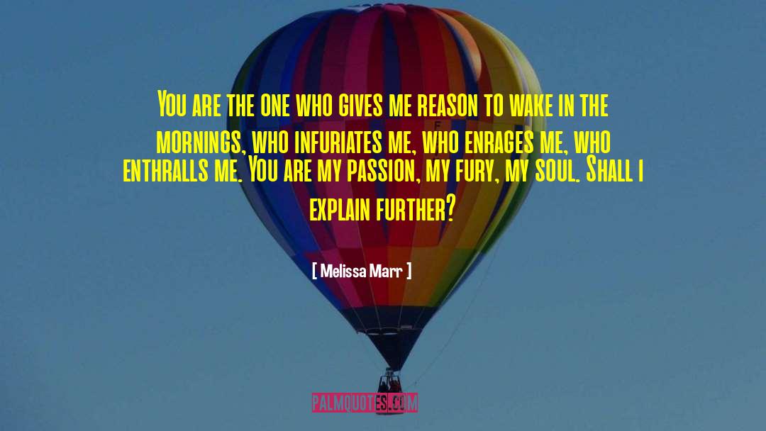 Enrages Me quotes by Melissa Marr