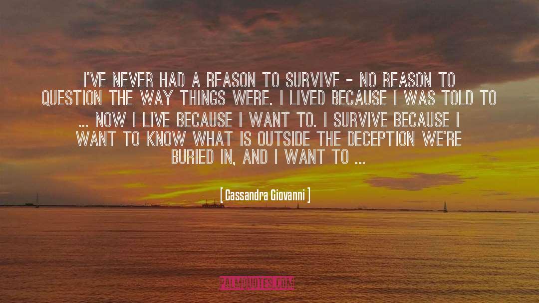 Enriches In A Way quotes by Cassandra Giovanni