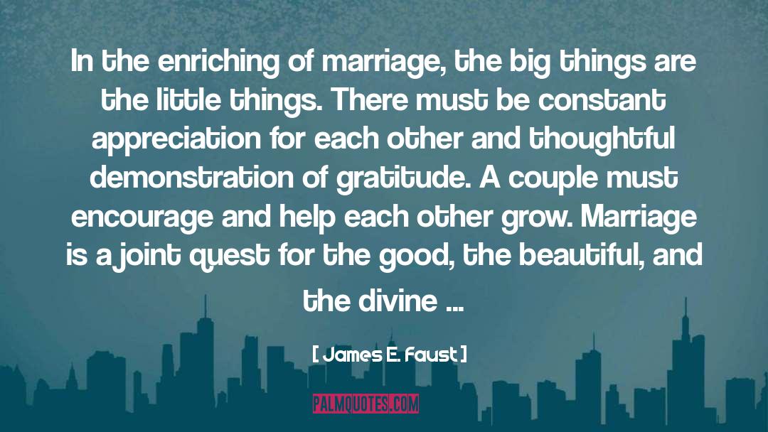 Enriching quotes by James E. Faust