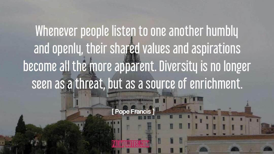 Enrichment quotes by Pope Francis