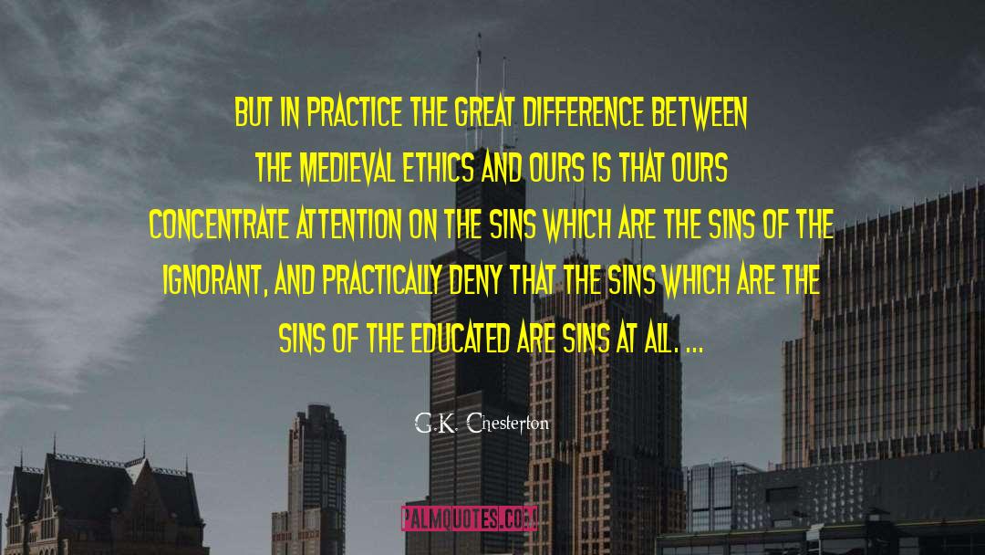 Enron Ethics quotes by G.K. Chesterton