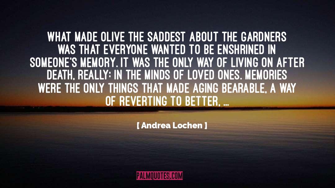 Enshrined quotes by Andrea Lochen