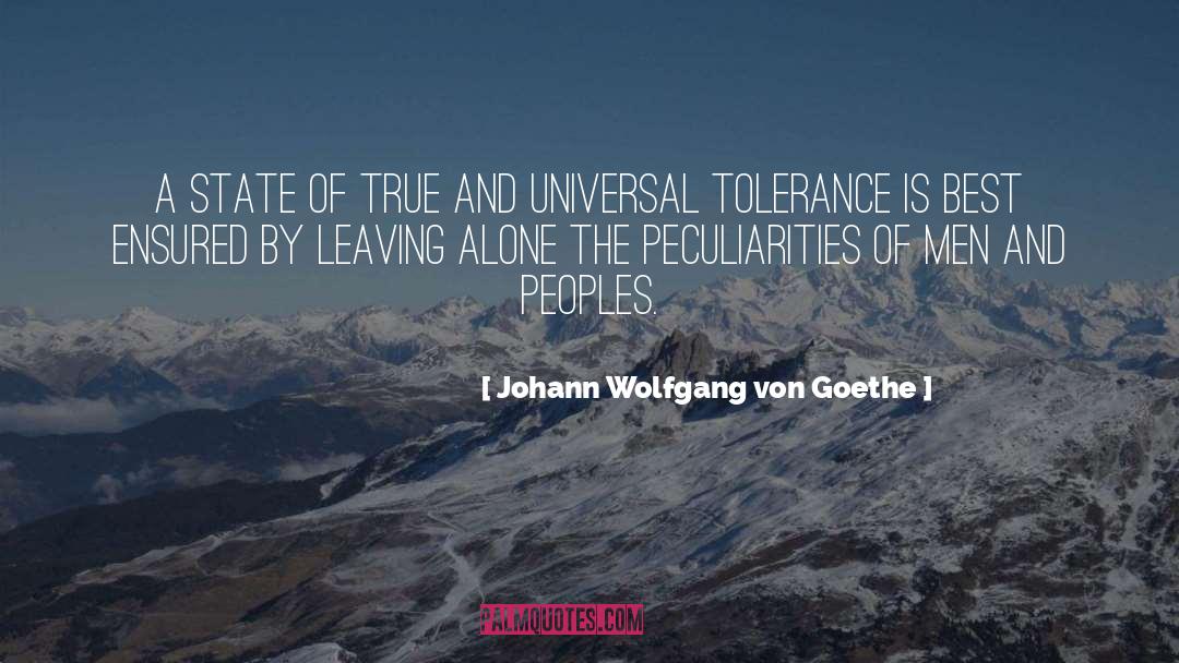 Ensured quotes by Johann Wolfgang Von Goethe