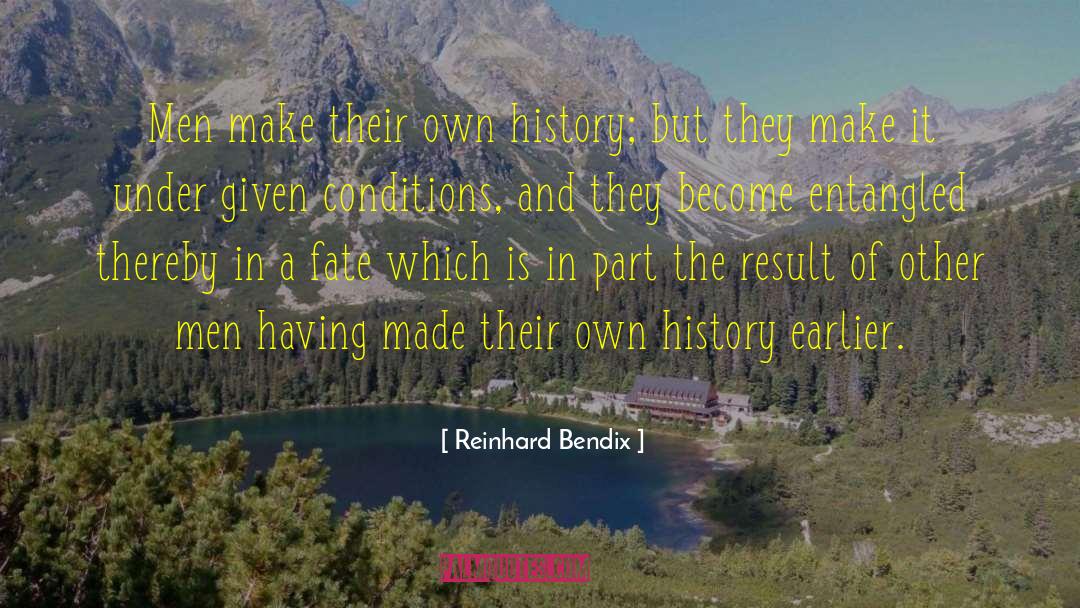 Entangled quotes by Reinhard Bendix