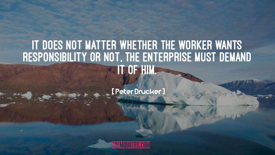 Enterprise quotes by Peter Drucker