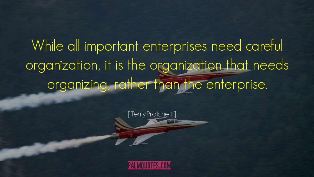 Enterprises quotes by Terry Pratchett
