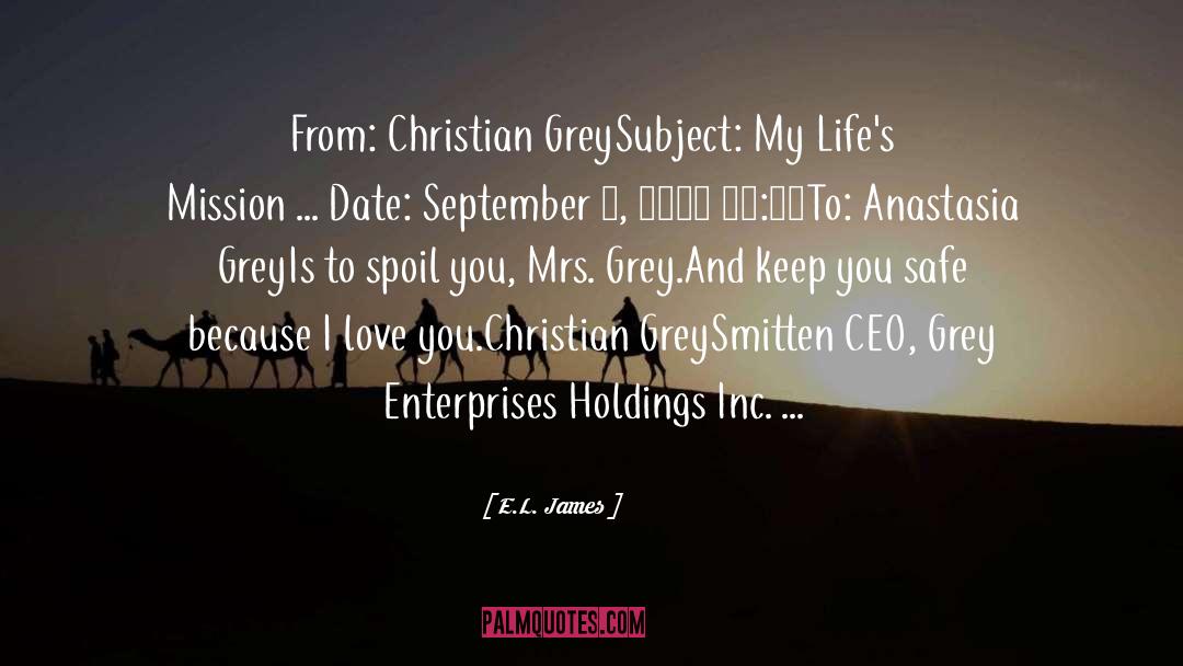 Enterprises quotes by E.L. James