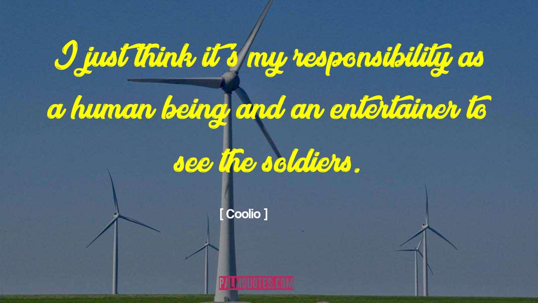 Entertainers quotes by Coolio