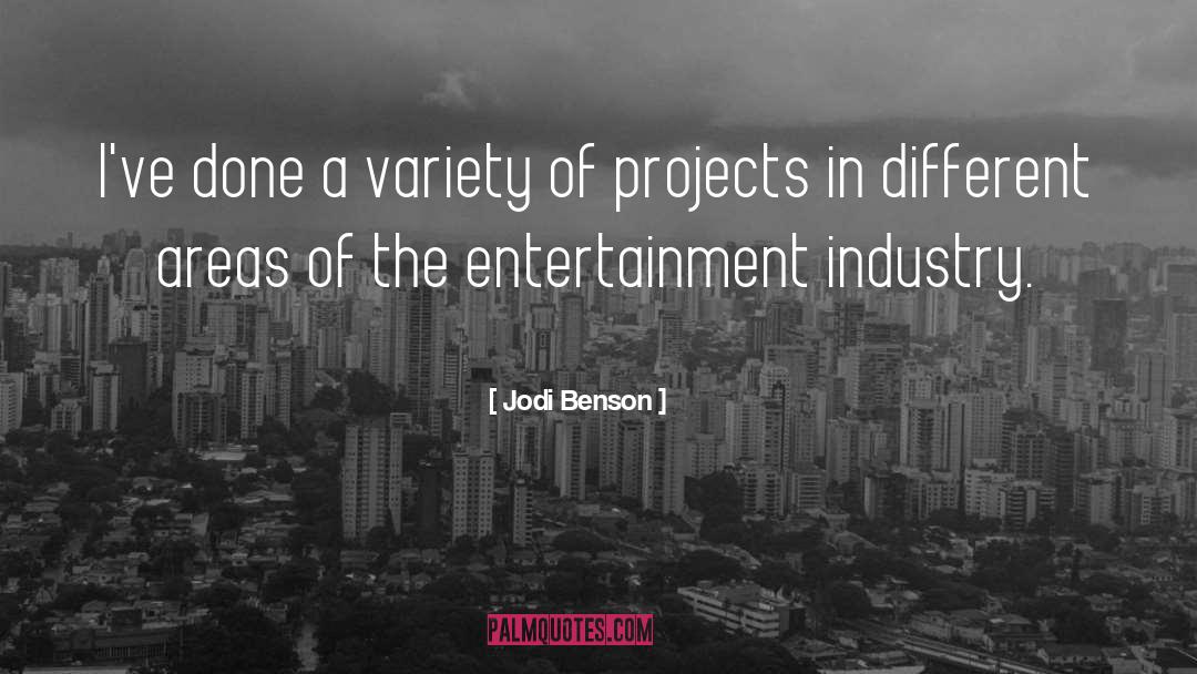 Entertainment Industry quotes by Jodi Benson