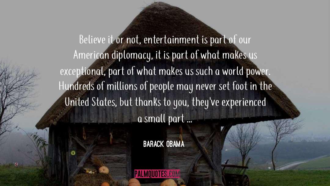 Entertainment Lawyer quotes by Barack Obama