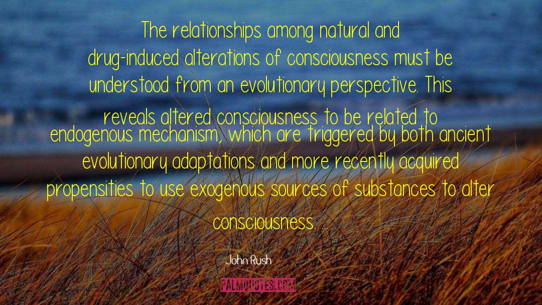 Entheogen quotes by John Rush