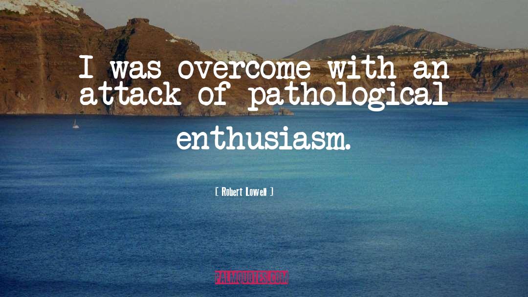 Enthusiasm quotes by Robert Lowell