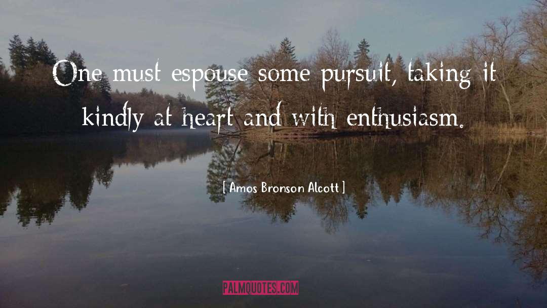 Enthusiasm quotes by Amos Bronson Alcott