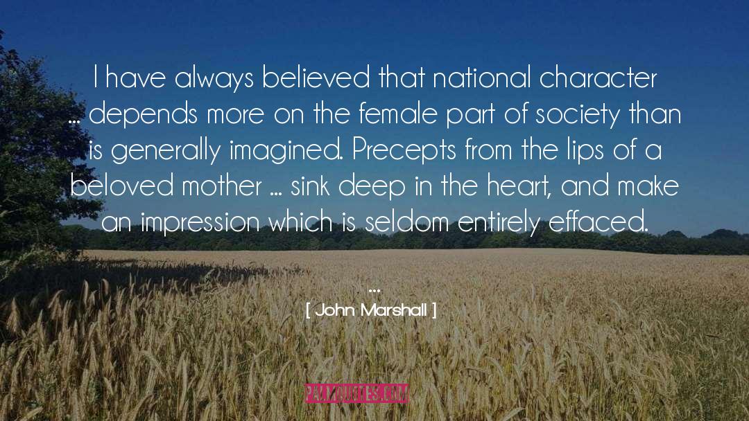 Entirely Beloved Cromwell quotes by John Marshall