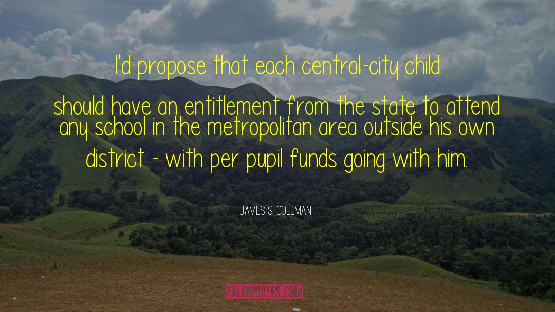 Entitlement Programs quotes by James S. Coleman