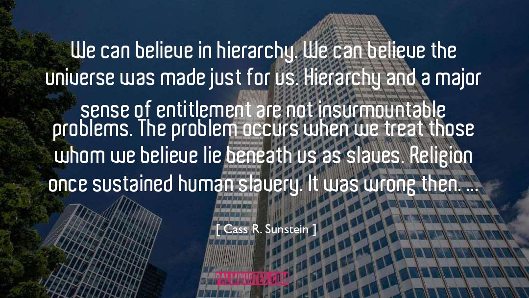 Entitlement quotes by Cass R. Sunstein