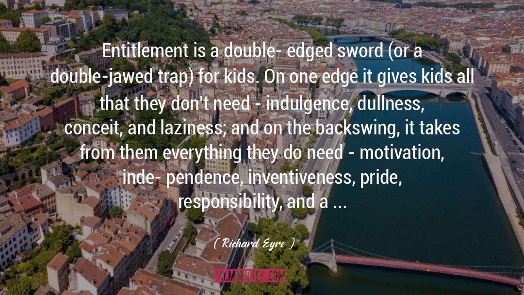 Entitlement quotes by Richard Eyre