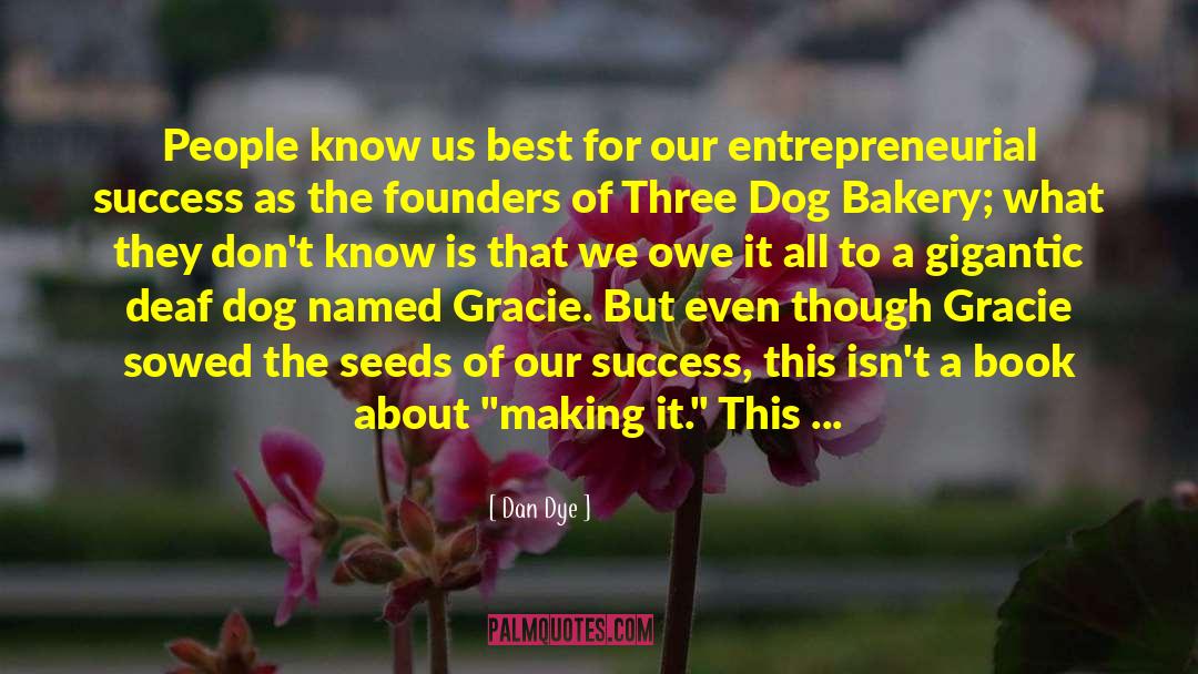 Entrepreneurial quotes by Dan Dye