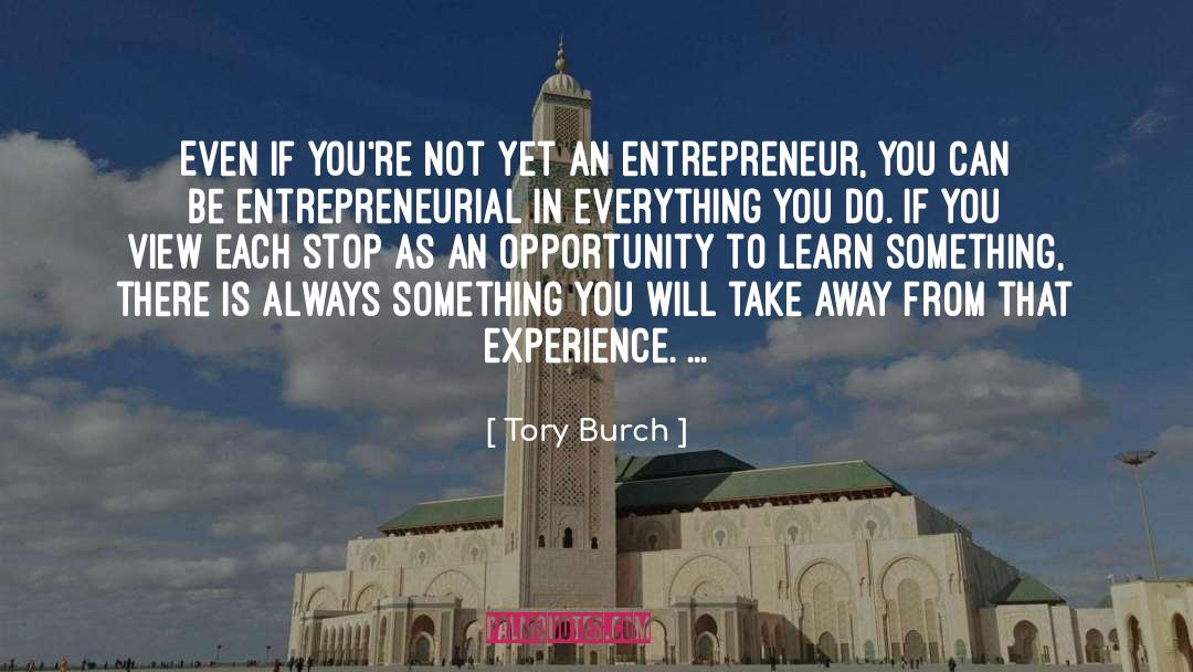 Entrepreneurial quotes by Tory Burch