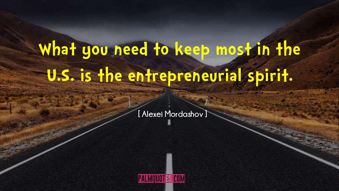 Entrepreneurial Spirit quotes by Alexei Mordashov