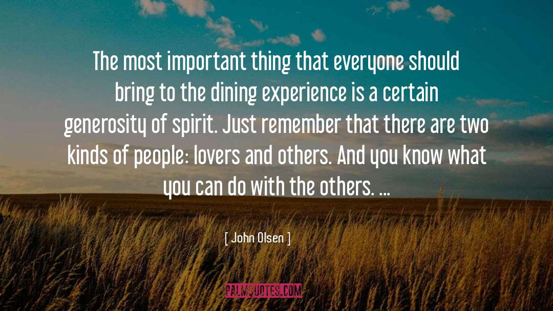 Entrepreneurial Spirit quotes by John Olsen