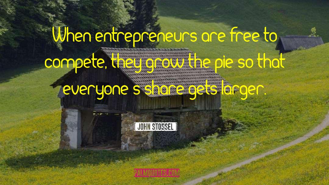 Entrepreneurs quotes by John Stossel
