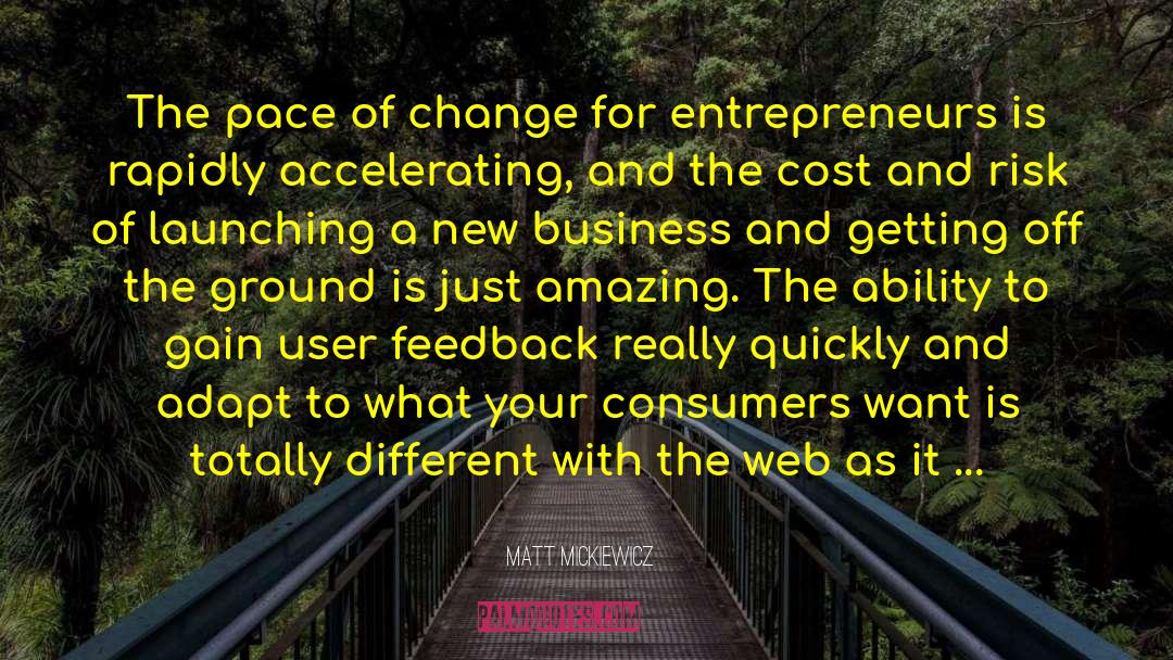 Entrepreneurs quotes by Matt Mickiewicz