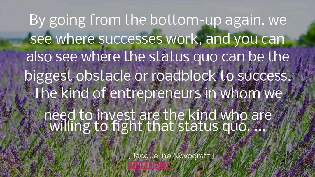 Entrepreneurs quotes by Jacqueline Novogratz