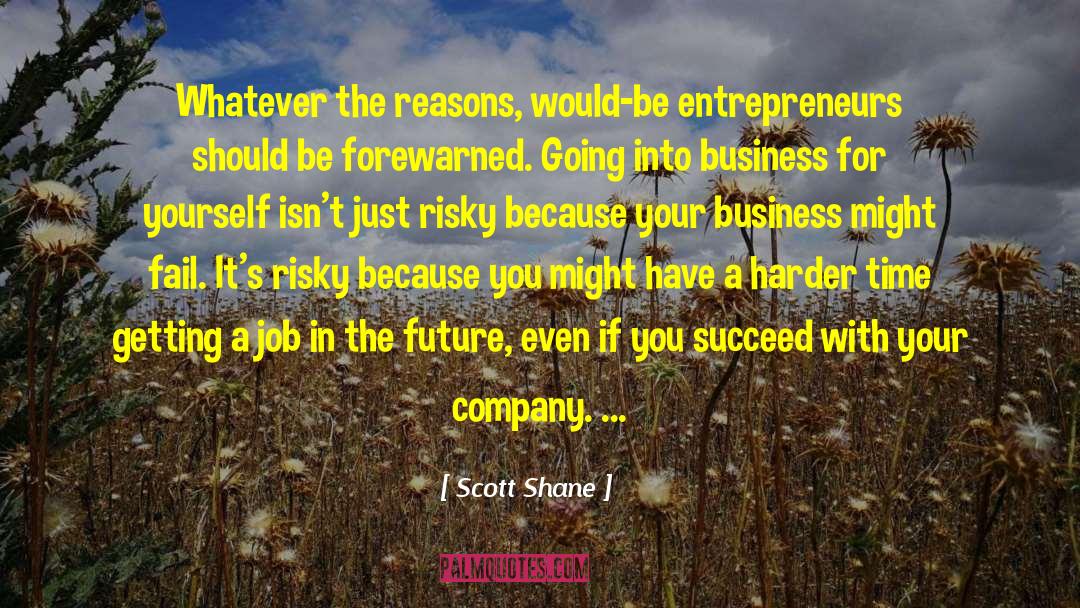 Entrepreneurship Business quotes by Scott Shane