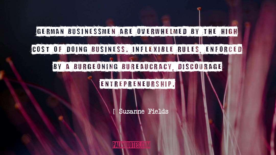 Entrepreneurship Business quotes by Suzanne Fields