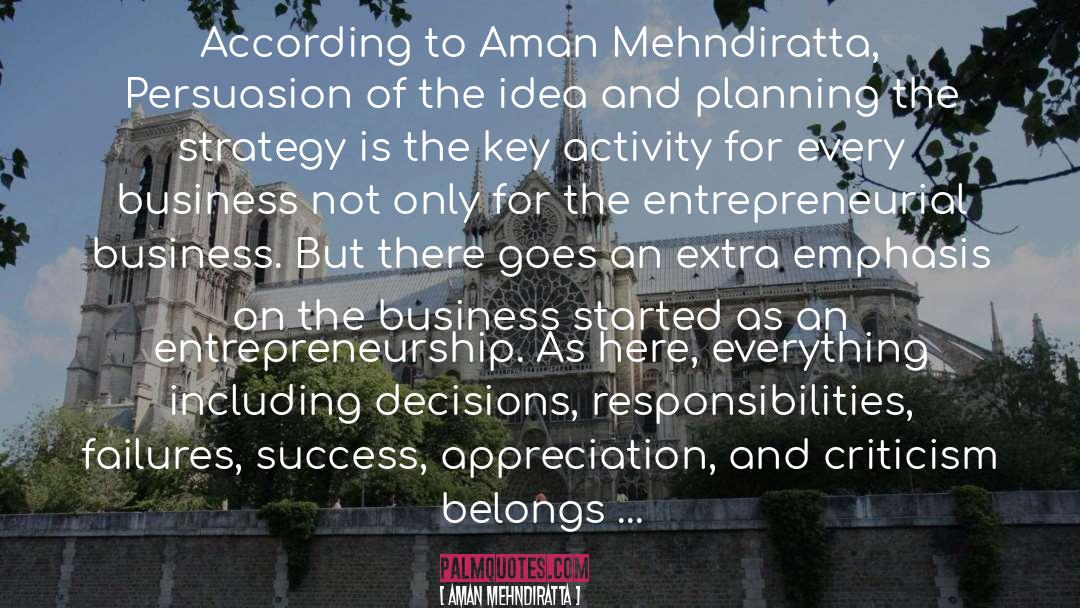 Entrepreneurship quotes by Aman Mehndiratta