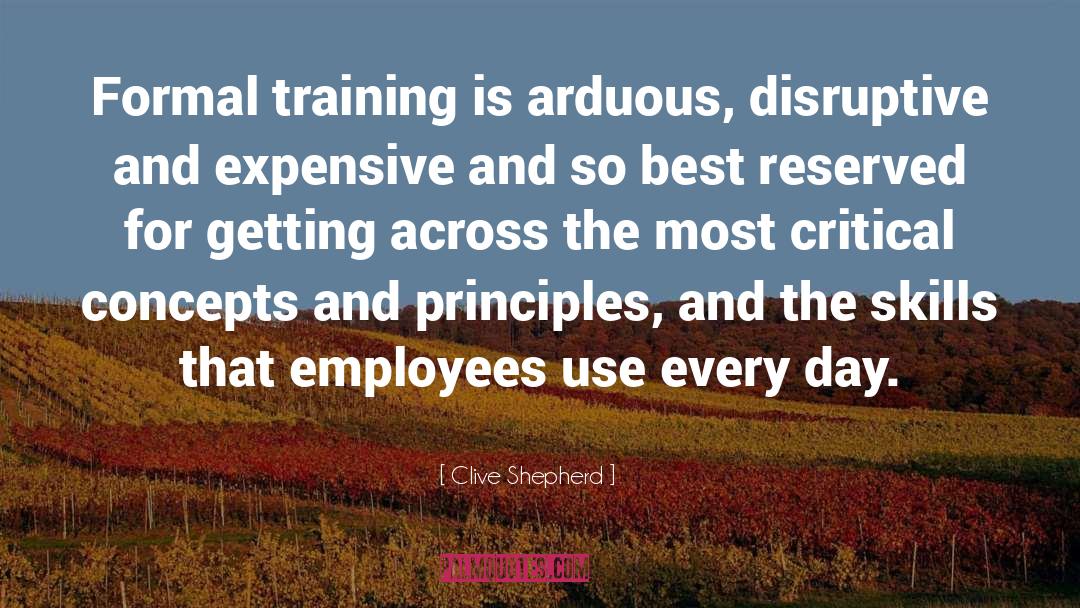 Entrepreneurship Training quotes by Clive Shepherd