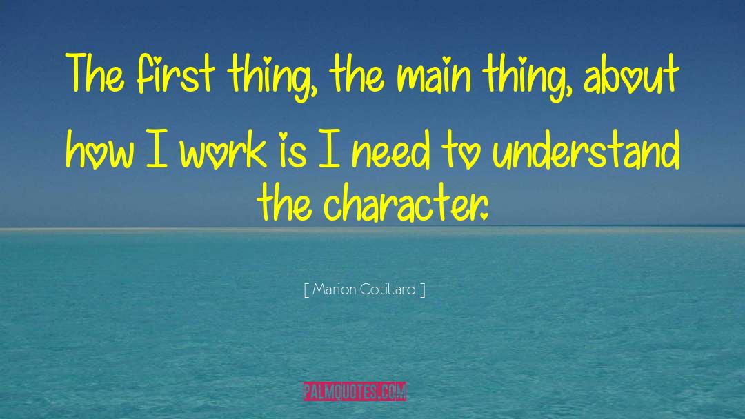 Entrepreneurship Work quotes by Marion Cotillard