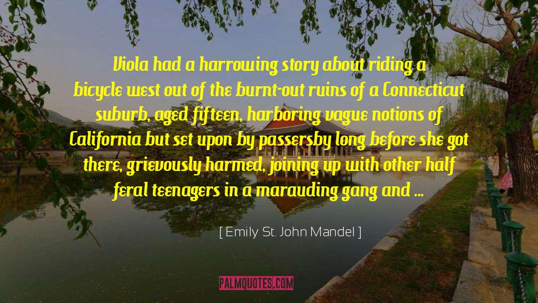 Entretenida In English quotes by Emily St. John Mandel