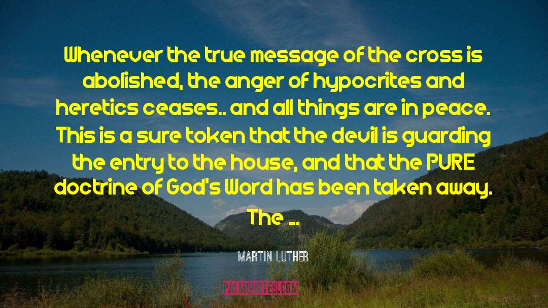 Entry quotes by Martin Luther