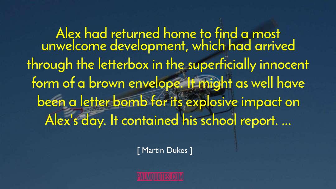 Envelope quotes by Martin Dukes