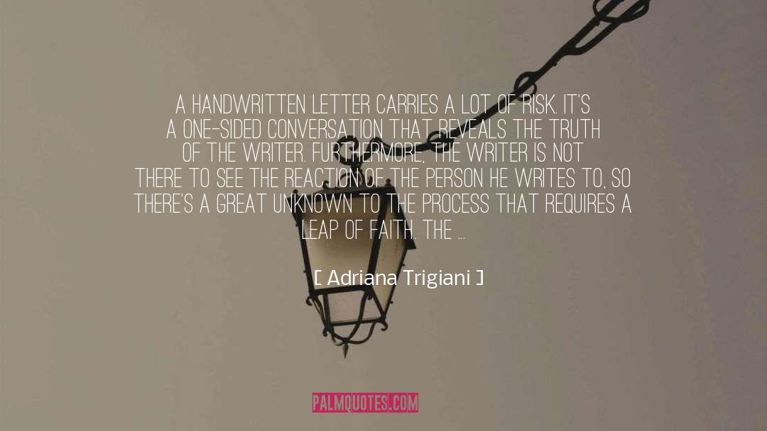 Envelope quotes by Adriana Trigiani