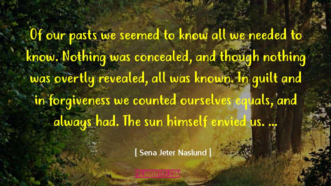 Envied quotes by Sena Jeter Naslund