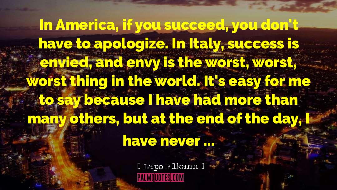 Envied quotes by Lapo Elkann