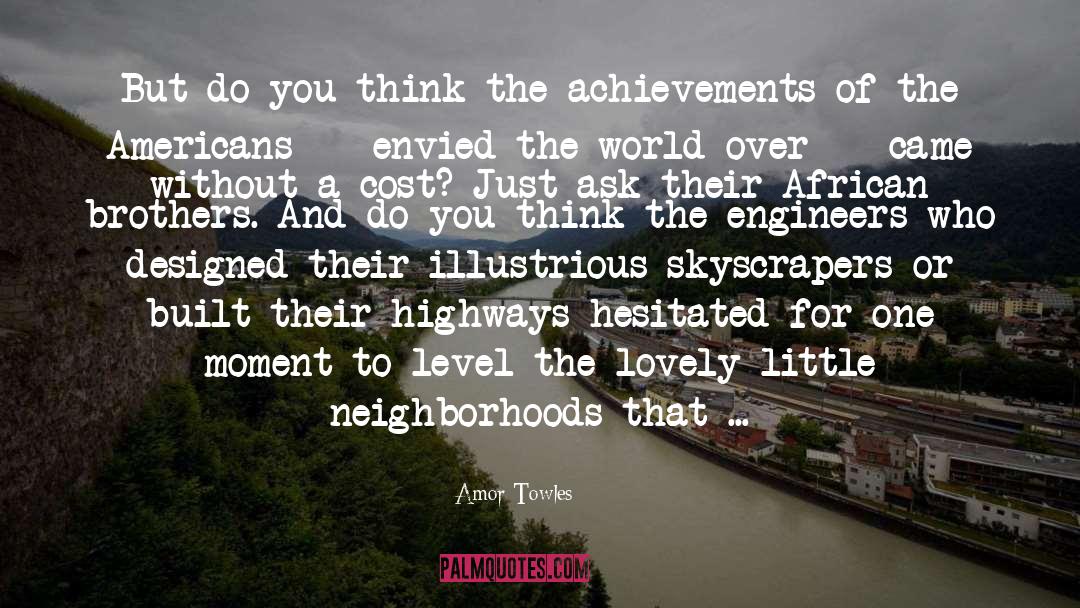 Envied quotes by Amor Towles